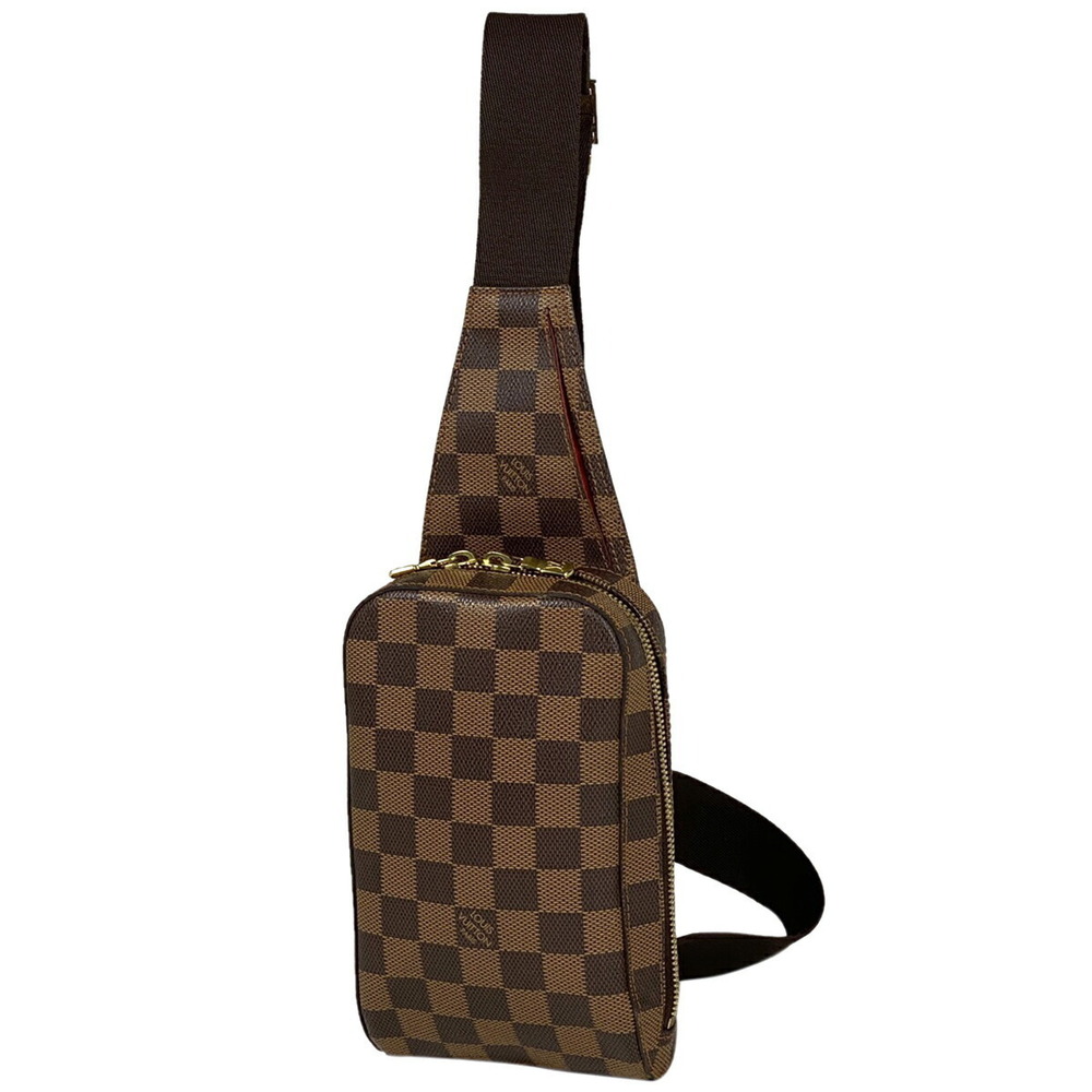Louis Vuitton Geronimos Waist Bag Shoulder Body Bum Crossbody Belt Damier Brown